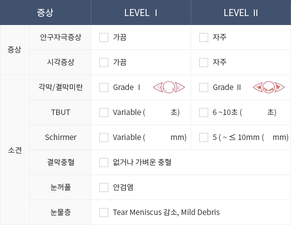 안구건조증 치료